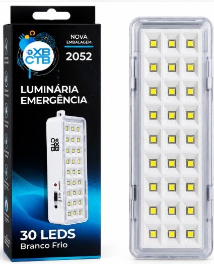 Lum. Emergencia 30 Leds 2W  BF Litium 205...