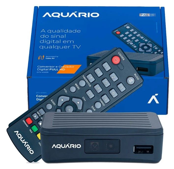 Conversor Digital DTV-4000 AQUÁRIO