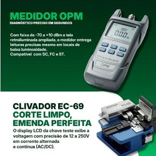 Kit Ferramentas Fibra Óptica 8 Peças E B ...